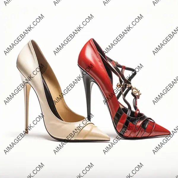 Fashionable Product Perspective: High Heel Shoes Pair