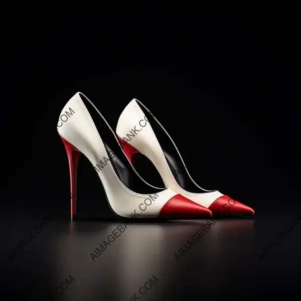 Stylish High Heel Shoes Pair: Fashionable Product Perspective