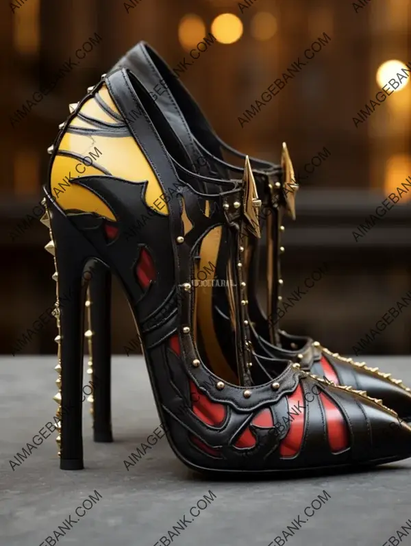 Heels Inspired by Batman&#8217;s Aesthetic