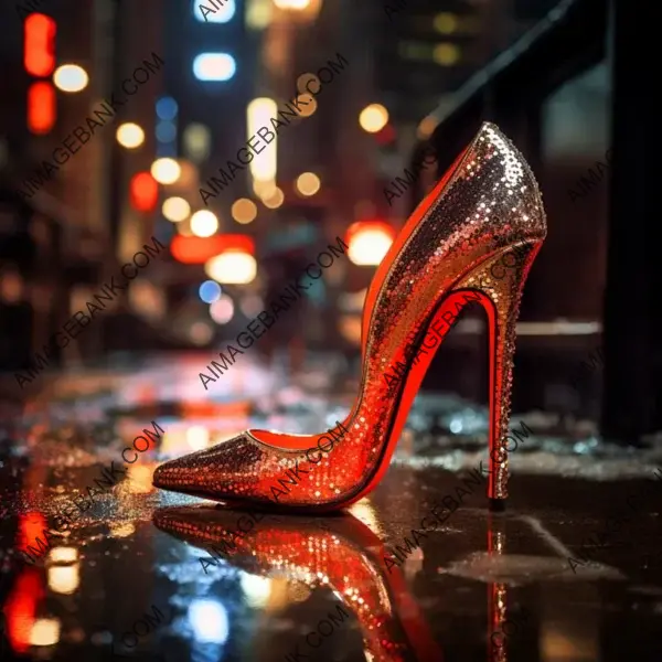 Red Heels with Sparkling Crystal Accents Shine Bright