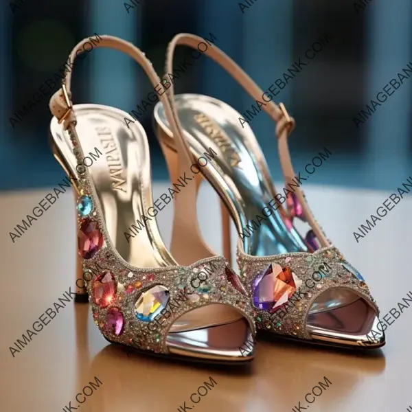 Slingback Heels by Rene Caovilla: Jeweled Elegance