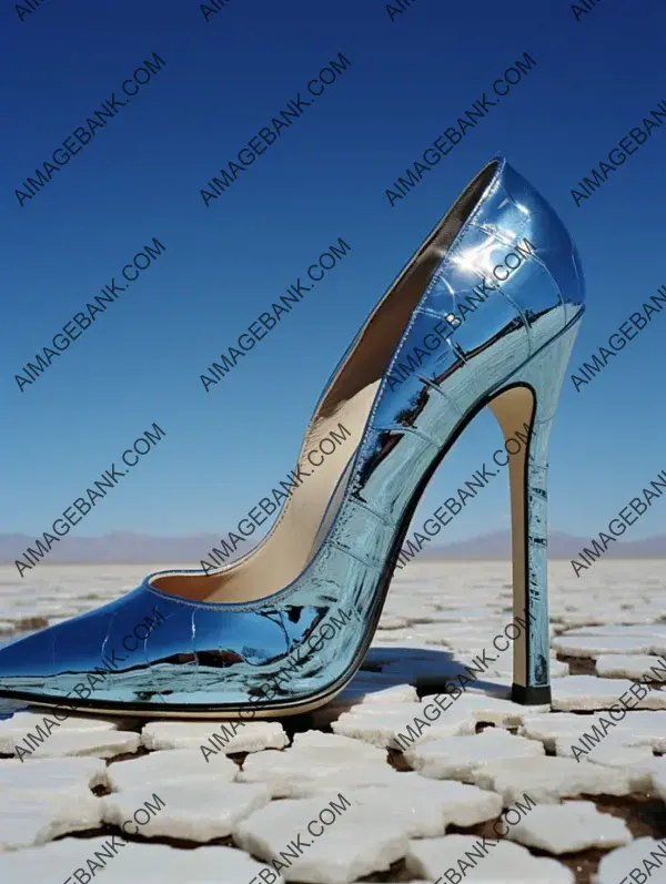 Sky Blue Beauty: Opulent High Heel Shoes