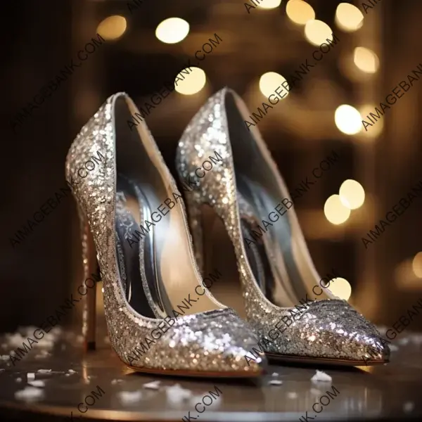 Glamorous Silver Sequined Stilettos Sparkling with Style