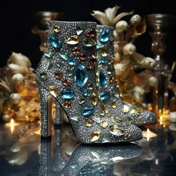 Radiant Crystal-Embellished Ankle Boots by Jimmy Choo