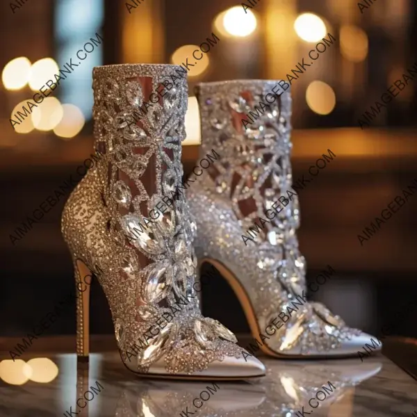 Jimmy Choo&#8217;s Crystal-Embellished Ankle Boots in a Stylish Presentation