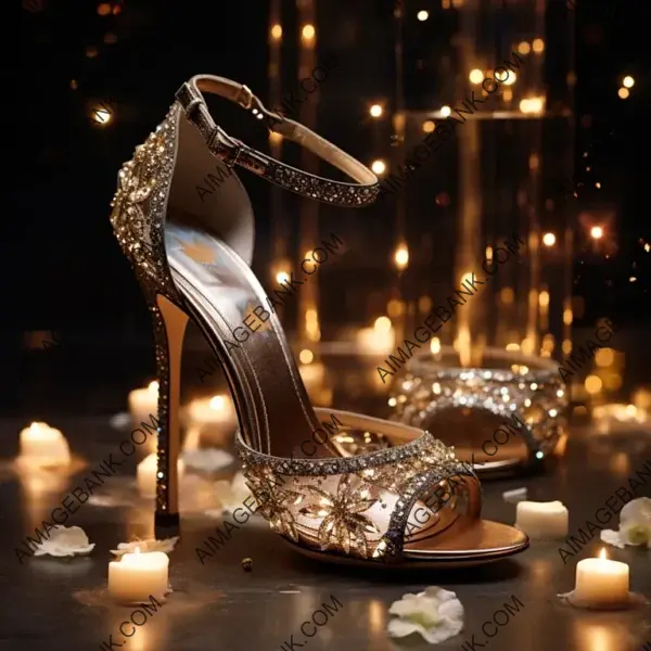 Jimmy Choo&#8217;s Luxurious Ankle Strap Sandals in a Captivating Shot