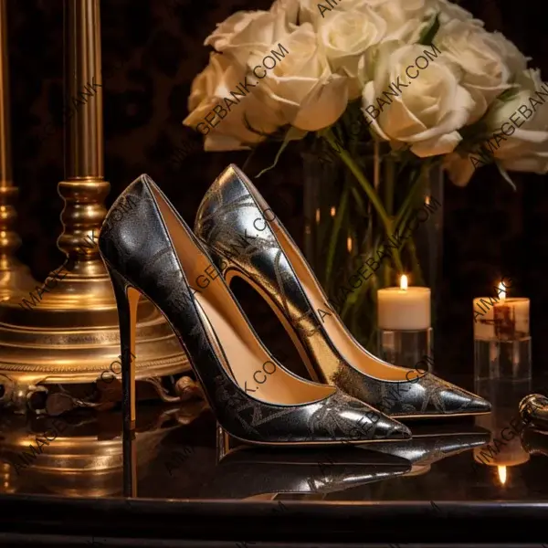 Luxurious Designer Pumps by Jimmy Choo in a Captivating Display