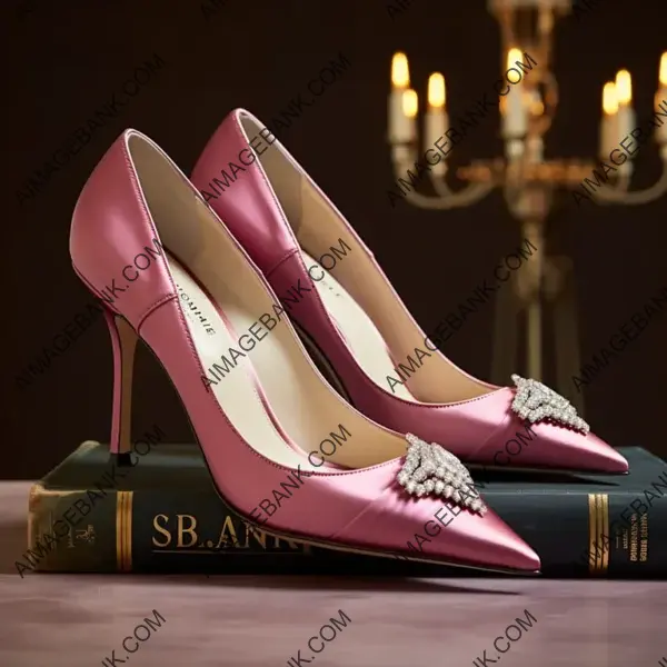 Stylish Photography of Manolo Blahnik&#8217;s Elegant Pointed-Toe Flats