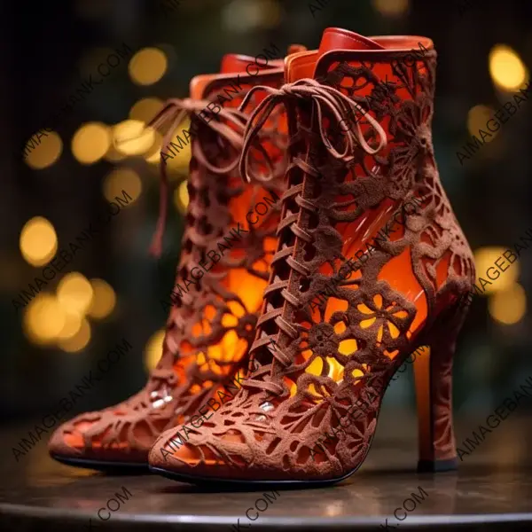 Stunning Lace-Up Boots by Manolo Blahnik Featured in a Stylish Image