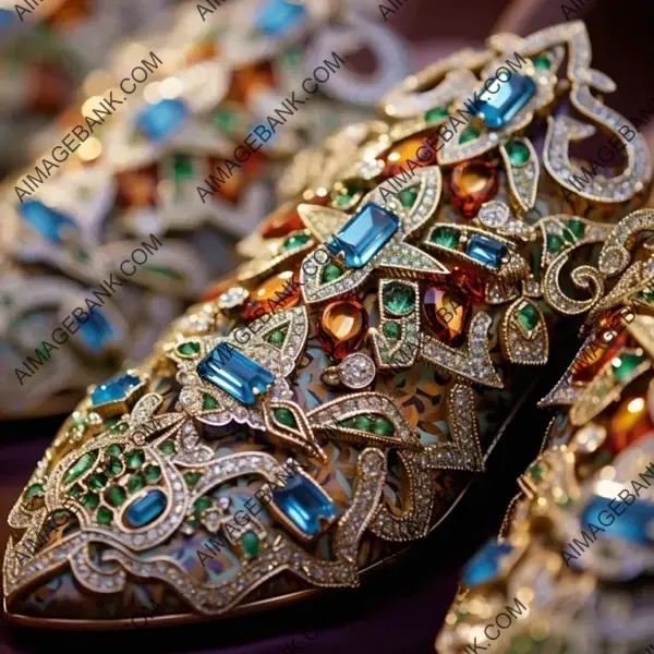 Stylish Photography of Rene Caovilla&#8217;s Jeweled Mules