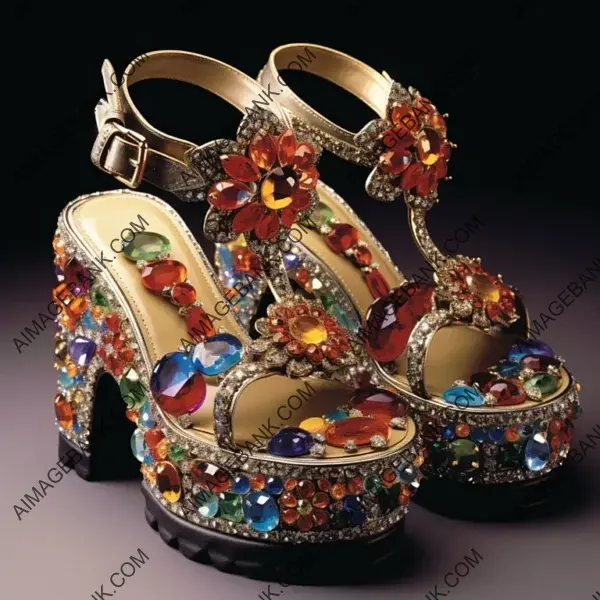 Rene Caovilla&#8217;s Jeweled Platform Sandals Shining in the Spotlight