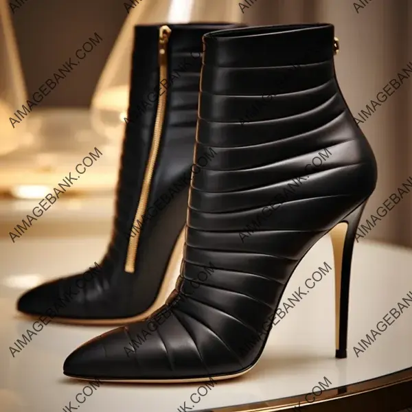 Sergio Rossi&#8217;s Classic Women&#8217;s Leather Boots in a Stylish Composition