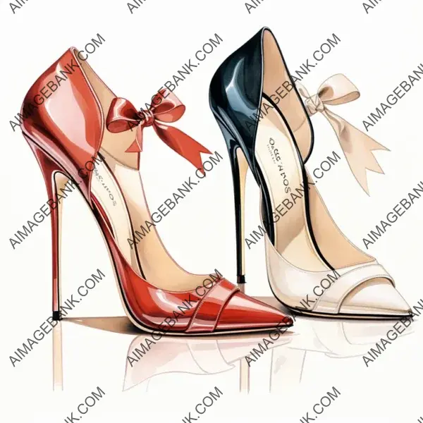 Elegantly Worn Sergio Rossi&#8217;s Classic Women&#8217;s Pumps