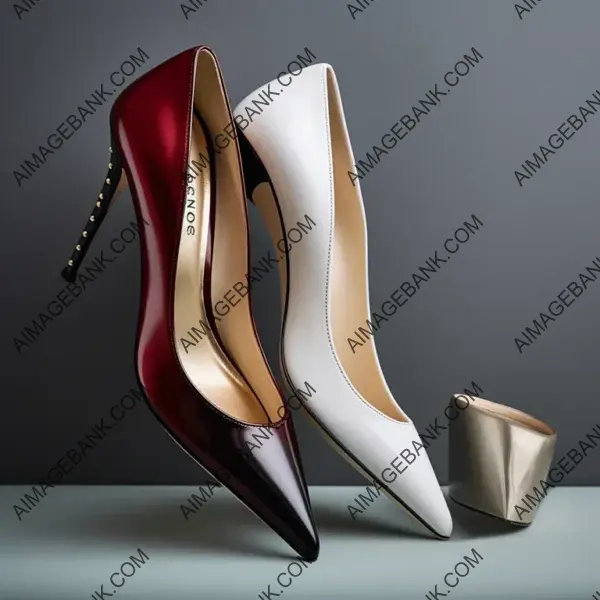 Iconic Sergio Rossi&#8217;s Classic Women&#8217;s Pumps in an Elegant Display