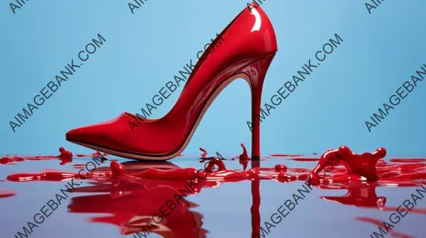 Striking Red Patent Leather Pumps in Sky-High Style