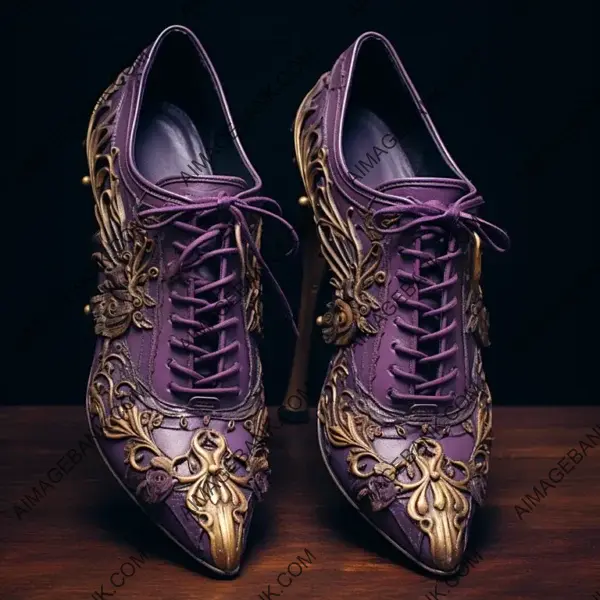 Julia McC&#8217;s Vintage Purple Shoes: A Stylish Duo