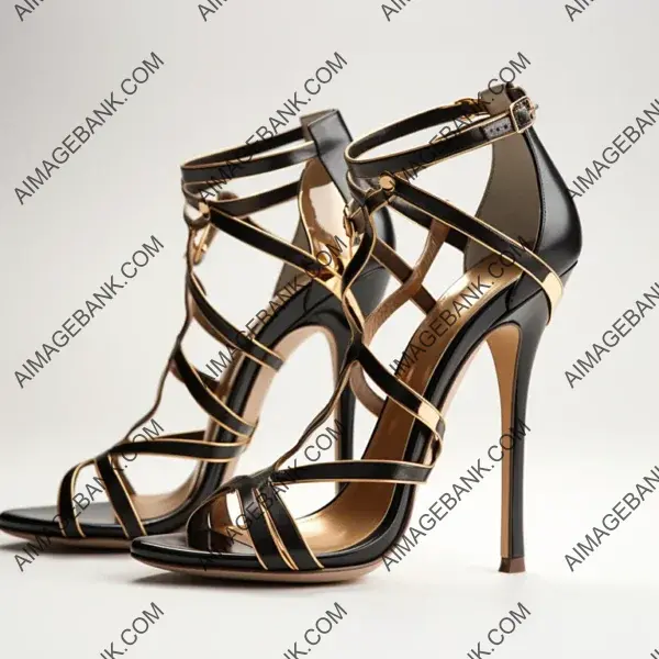 Elegant Strappy Stiletto Heel Shoes for Women