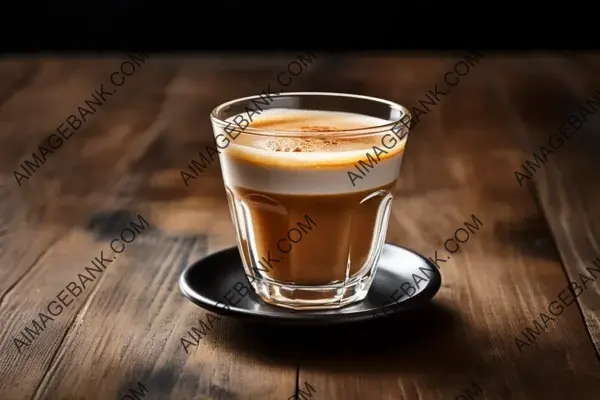 Espresso Cup Arrangement on a White Wooden Table