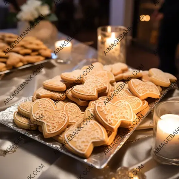 Illustrated Heart-Shaped Cookies for Sweethearts