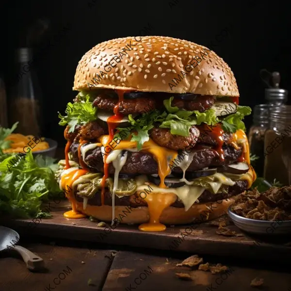 Mouthwatering Hamburger: A Tasty Delight