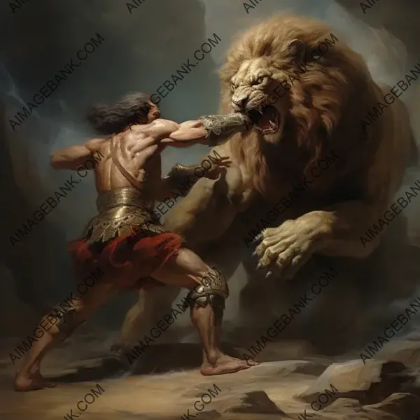 Samson in a Real Fight: Confronting a Young Lion