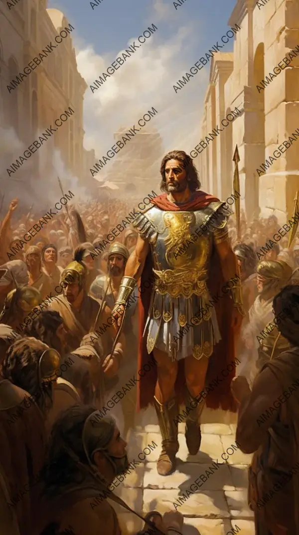 Alexander&#8217;s Victorious Entry into Conquered Babylon