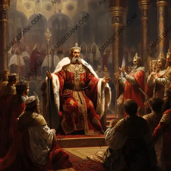 Emperor Basil&#8217;s Grand Coronation in Byzantium