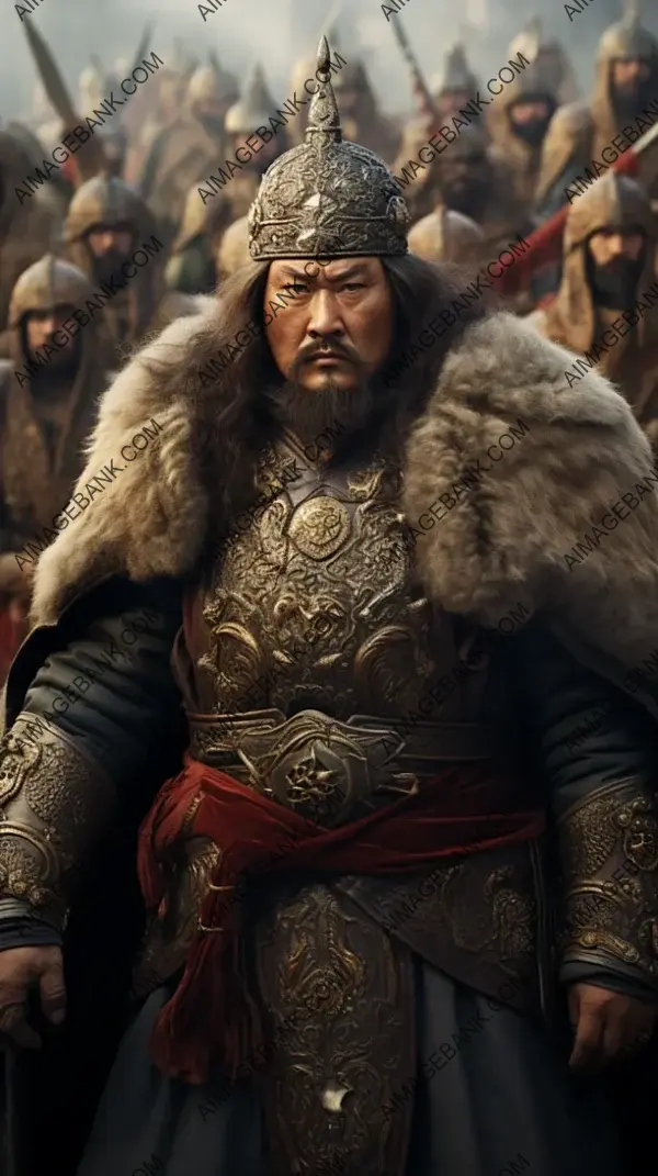 Genghis Khan in Hyper-Realism: A Visionary Leader