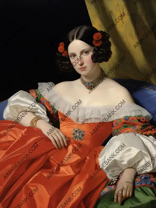 Vibrant Colors in Jean Auguste Dominique Ingres&#8217; Painting