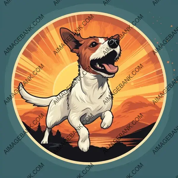 Jack Russell Terrier Full of Energy and Playfulness
