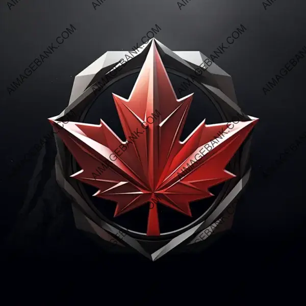 Canada Logo in 3D Design