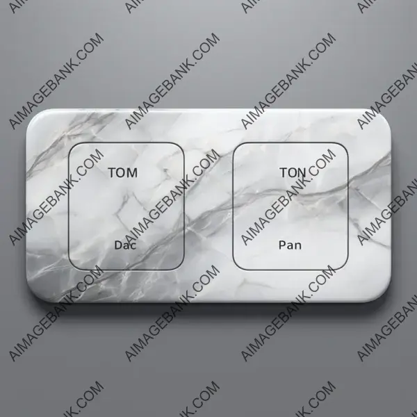 Marble Button with Rectangular Design: Ideal for UX/UI