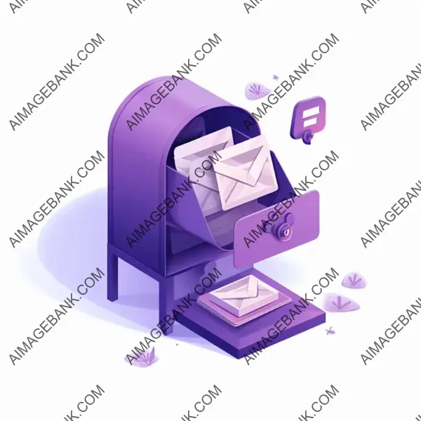 Vector Illustration of a Mailbox Stack