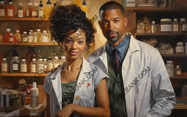 Grace in Healthcare: African American Pharmacist at Work