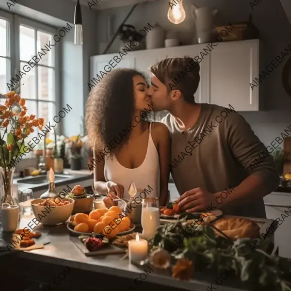 Love Knows No Bounds: Interracial Couple&#8217;s Passionate Kiss