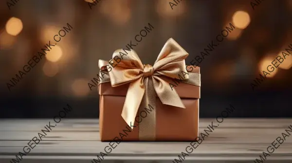 Surprise Delight: Present Wrapped Beautifully with a Centered Bow