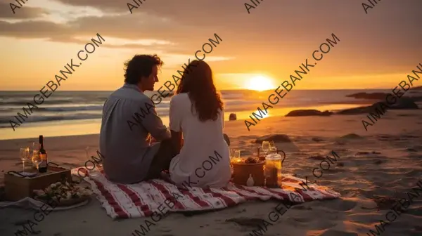 Romantic Picnic by the Beach: Couple&#8217;s Idyllic Dining Experience