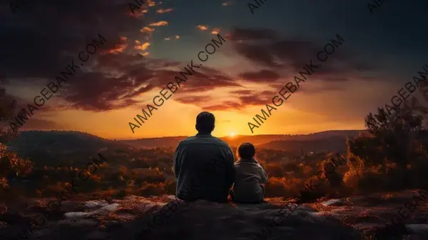 Quality Time at Sunset: Father and Daughter&#8217;s Heartwarming Moment