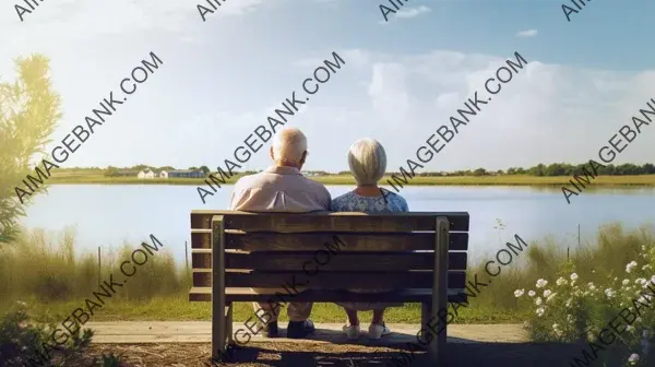 Grandparents Enjoying Peaceful View: Serenity in Their Golden Years