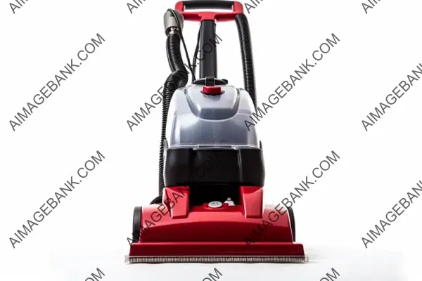 Modern Carpet Cleaning Appliance in Watercolor