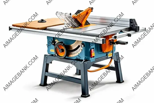 High-Quality Table Saw Illustration