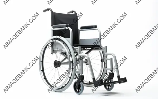 Wheelchair Isolated on White Background