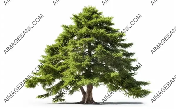 Captivating Rich Greenery of a Dense Cedar Tree