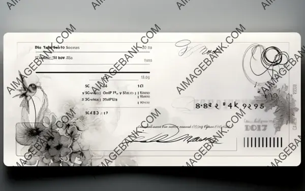 Isolated Payment Receipt Cover in Professional Black