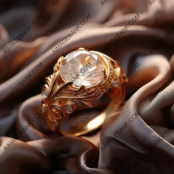 Art Nouveau-Style Ring with Lalique-Inspired Design