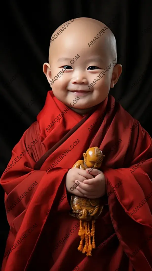 Blessed Innocence: Half-Year-Old Chinese Monk