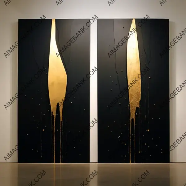 Brass Artistry: Crafting Thin Vertical Tubes Inspired by Lucio Fontana