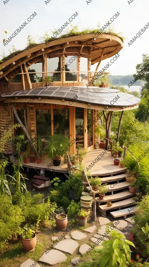 Off-the-Grid Haven: Solar Power and Composting in Harmony