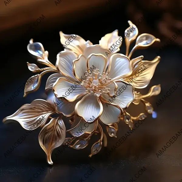 Elegant Brooch with Lalique-Inspired Style