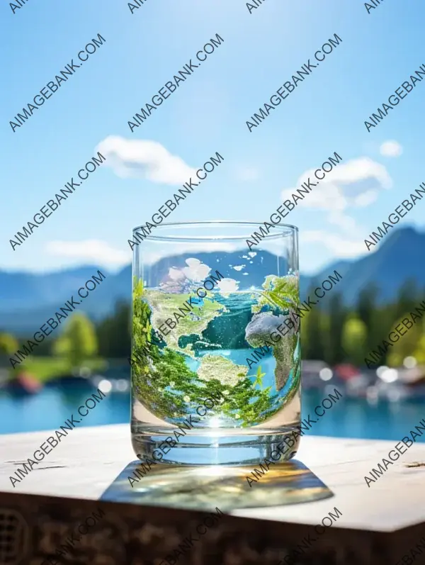 Crystal Clear Glass of Pure Water